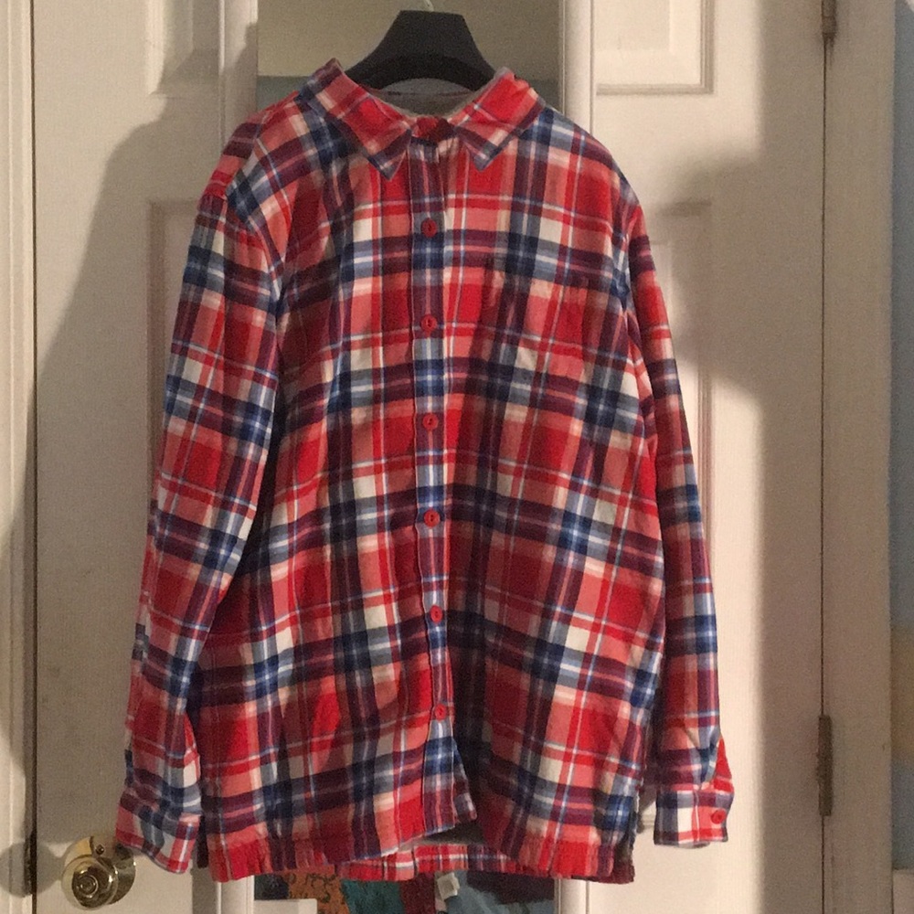 Plaid Fleece Lined Flannel Jacket